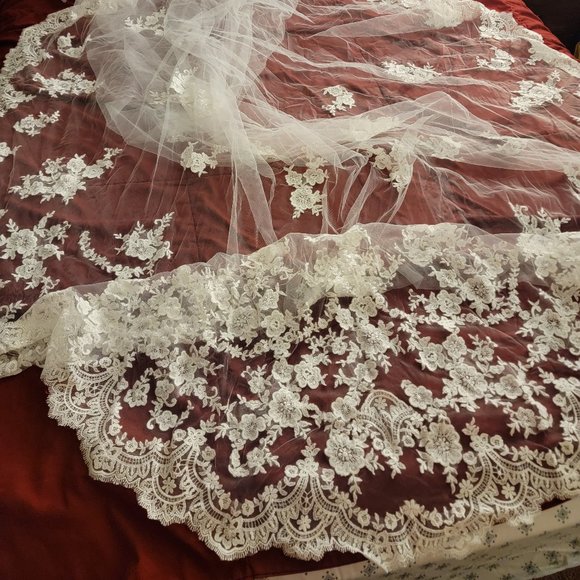 Lace Wedding Veil main image 6